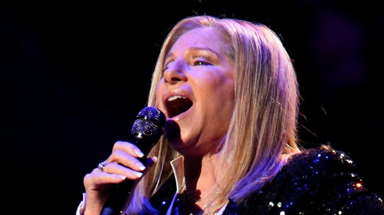 Barbra Streisand performs at the Barclays Center in Brooklyn on...