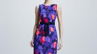 Printed Elie Tahari dresses, like this one, are part of...