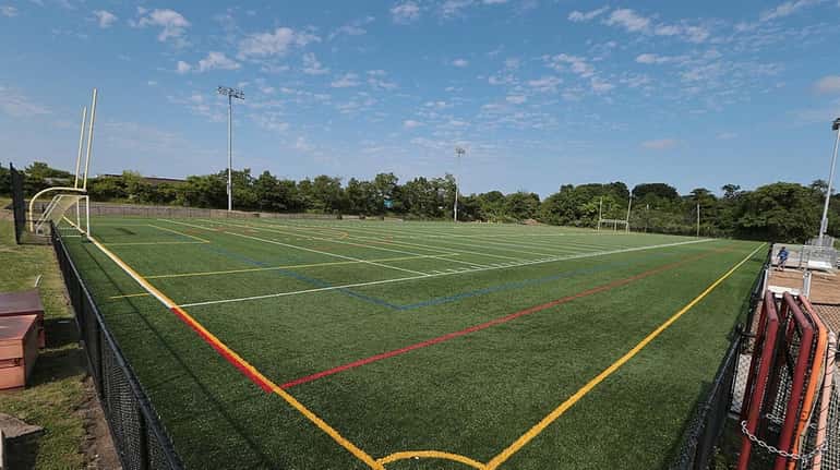 A large combined field used for football, soccer and lacrosse...