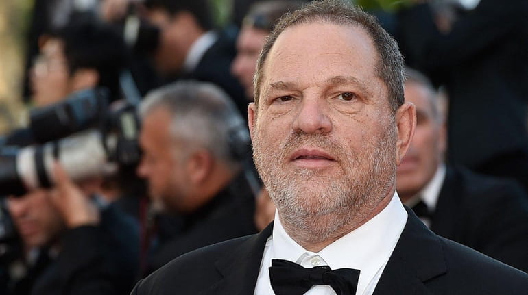 Harvey Weinstein as ousted Sunday from The Weinstein Company after...