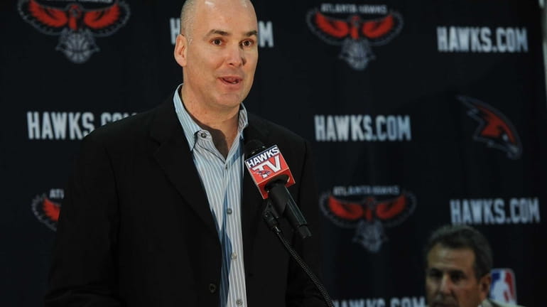 New Atlanta Hawks president of operations and general manager Danny...