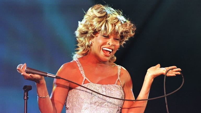 Rock icon Tina Turner, seen performing in 1997 in San...