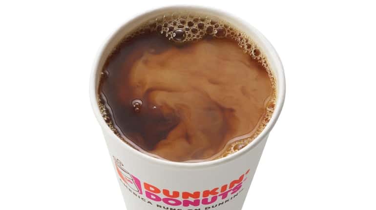 Dunkin' Donuts is offering a BOGO deal on their coffee...