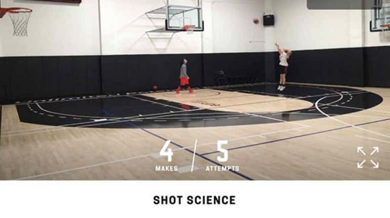 The HomeCourt app uses your iPhone or iPad's camera to...