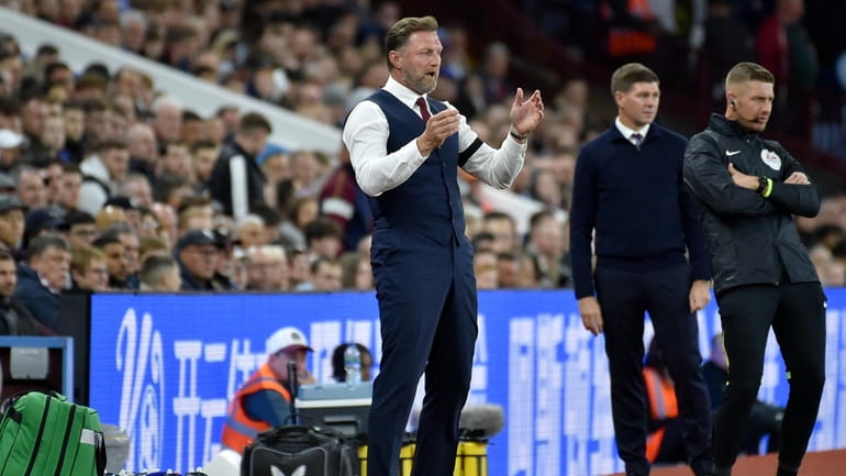 Then-Southampton's manager Ralph Hasenhuttl reacts during the English Premier League...
