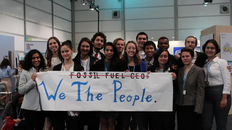 The SustainUS delegation at the UN climate conference in Germany...
