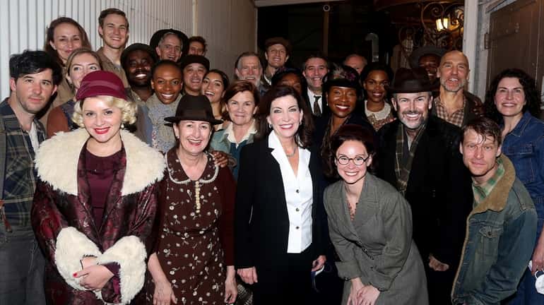 Gov. Kathy Hochul met with the cast of “Girl From...