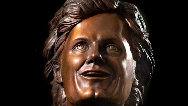 A new bronze bust of Harry Chapin by sculptor and...