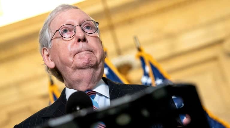 Senate Minority Leader Mitch McConnell (R-Ky.) says he wants the...