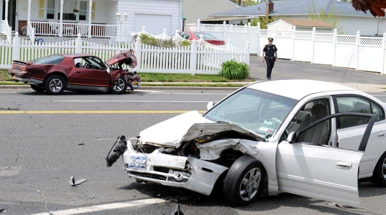 Suffolk County police detectives are investigating a fatal two-vehicle crash...