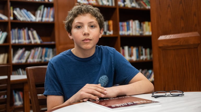 Bridgehampton School sixth-grader Marcus Miller was included in an accelerated class...