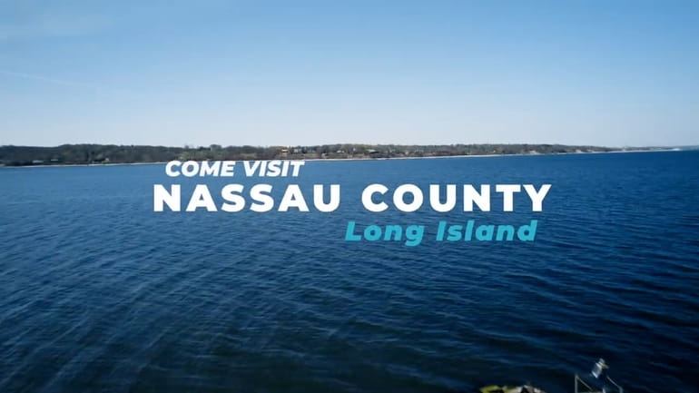 Title screen.for the TV ad promoting tourism to Nassau County....