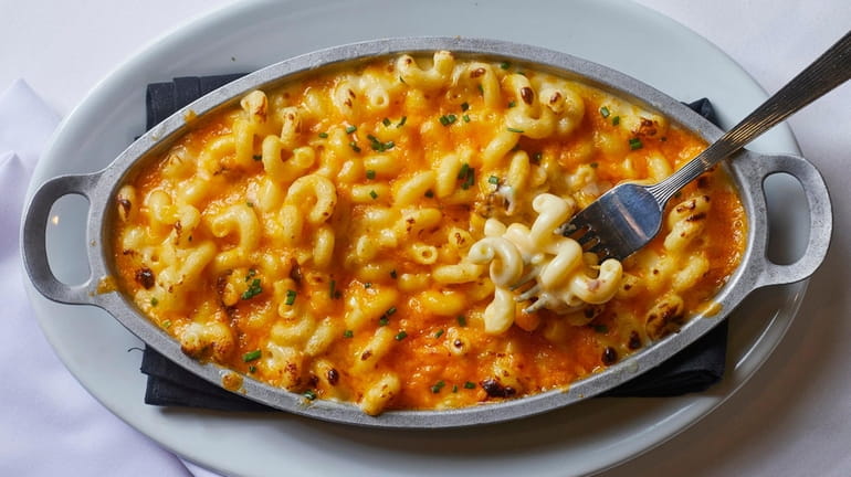 Macaroni and cheese at Ruth's Chris Steak House in Melville.