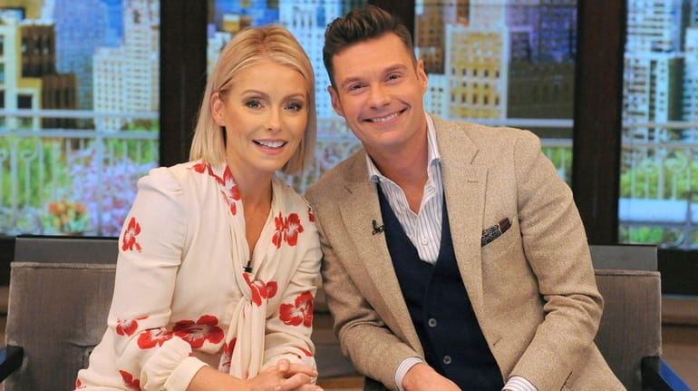Kelly Ripa introduces Ryan Seacrest as her new co-host for...