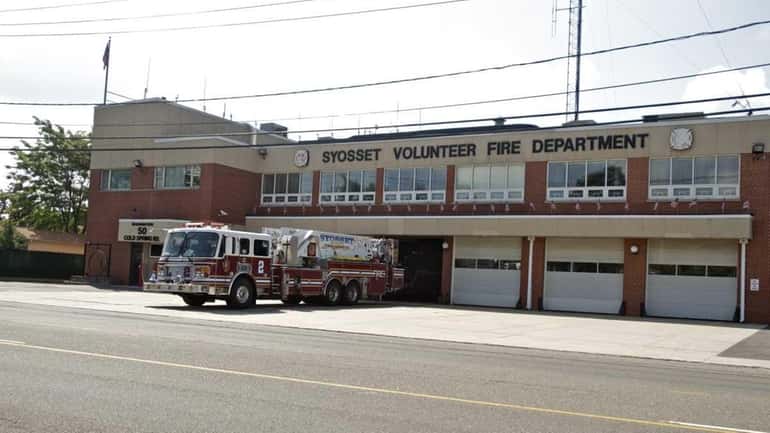 The Syosset Fire Department has multiple stations, including this one...