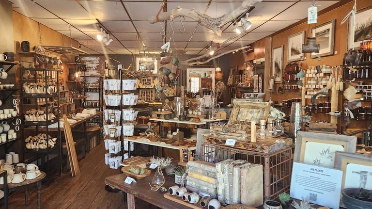 The Weathered Barn in Greenport sells several items for the...