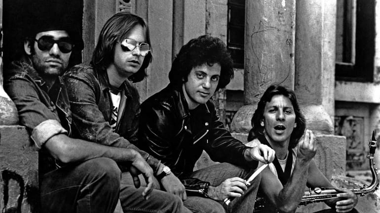 Billy Joel (second from right) with his band circa 1977....