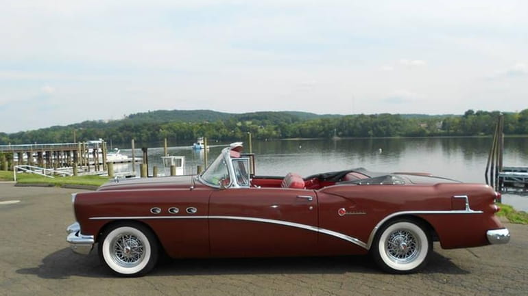 This 1954 Buick Special convertible owned by Richard Falciano features...