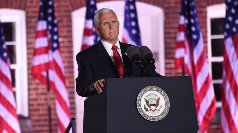 Vice President Mike Pence delivers Republican National Convention's keynote speech...