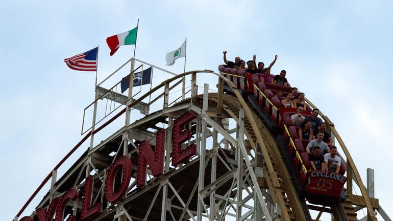 Coney Island's Cyclone, which made its debut on June 26,...