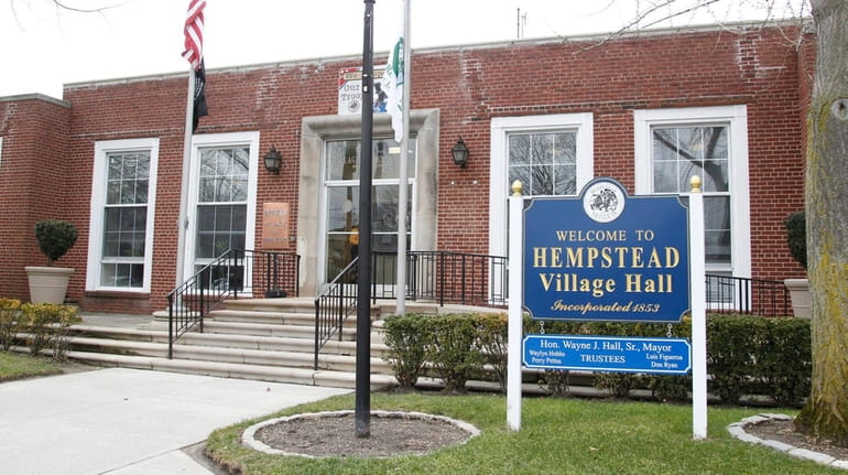 Hempstead Village Hall is seen on Thursday, Feb. 4, 2016.