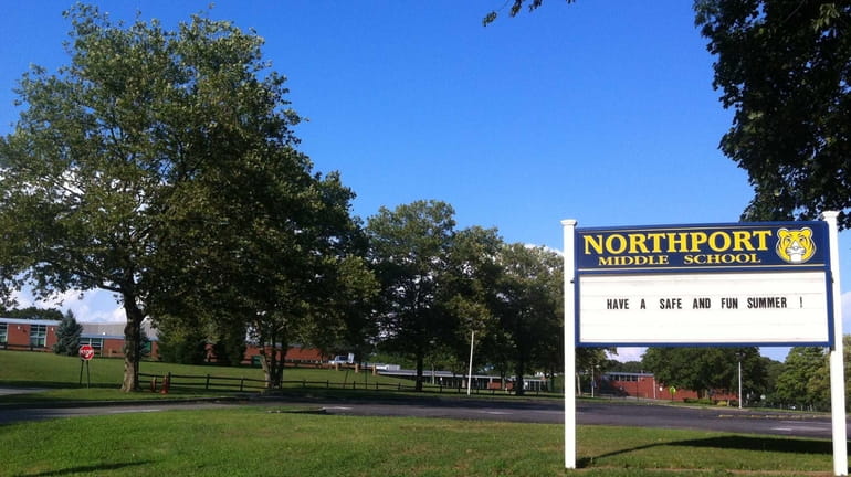 Northport Middle School, at 11 Middleville Rd., in Northport, serves...