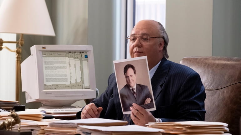 Russell Crowe as Roger Ailes in  Showtime's "The Loudest Voice."