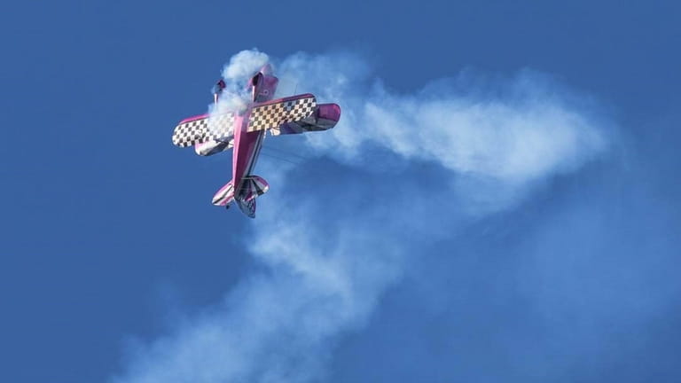 Pilot Jessy Panzer does a maneuver in her Pitts Special. Panzer...