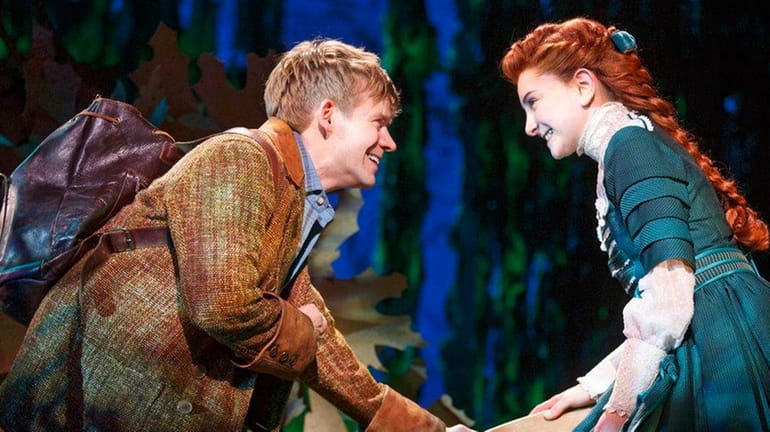 Andrew Keenan-Bolger and Sarah Charles Lewis in Broadway's "Tuck Everlasting."
