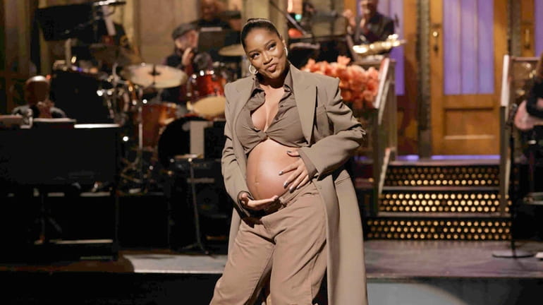 "Saturday Night Live" host Keke Palmer announces her pregnancy during...