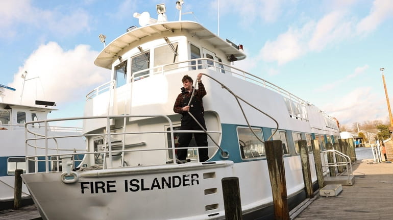 The Fire Islander on Friday sets sail for Ocean Beach...