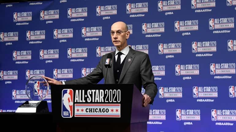 NBA Commissioner Adam Silver unveils the NBA All-Star Game Kobe...