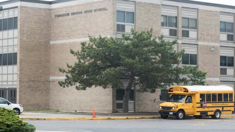 Copiague High School has barred several students from graduation after...