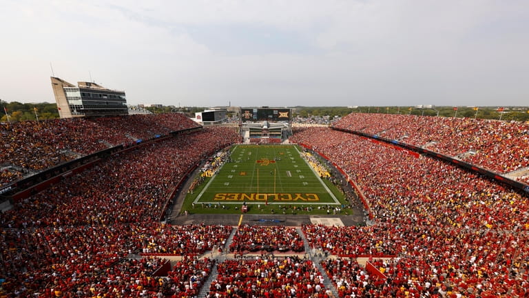 Iowa State takes on Iowa in a sellout crowd of...