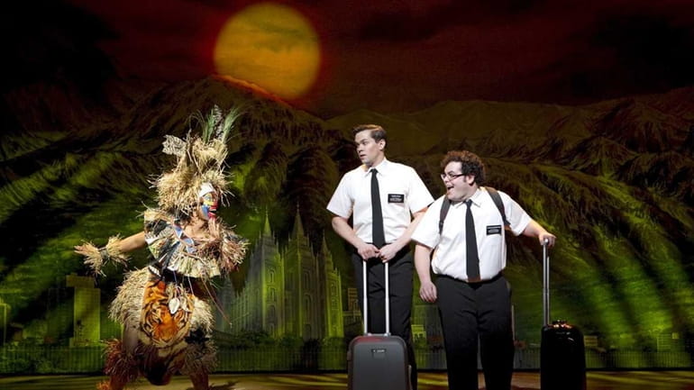 A scene from "The Book of Mormon," a new musical...