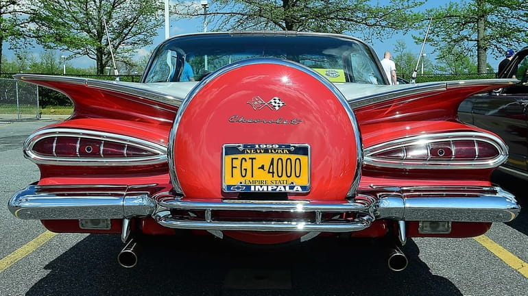 This is a 1959 Chevrolet Impala being shown at the...