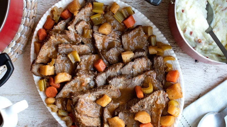 Slow Simmered pot roast with vegetables. (October 2023)