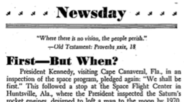An editorial that ran in September 1962.