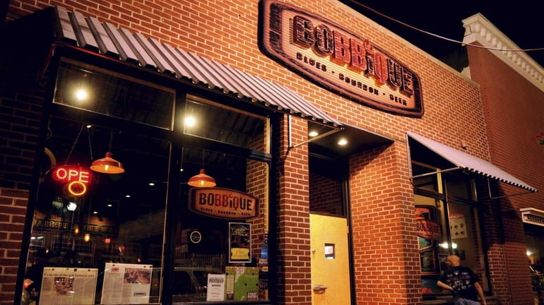 The BobbiQue restaurant in Patchogue, is among nine Long Island...