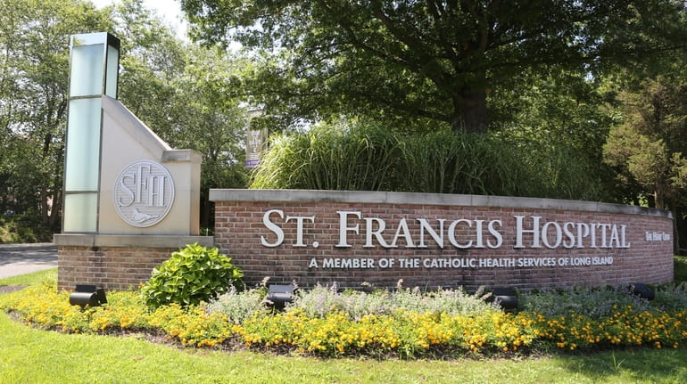 At St. Francis Hospital in Flower Hill, "practicing medicine now...