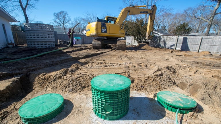 An advanced septic system that removes nitrogen from water is...