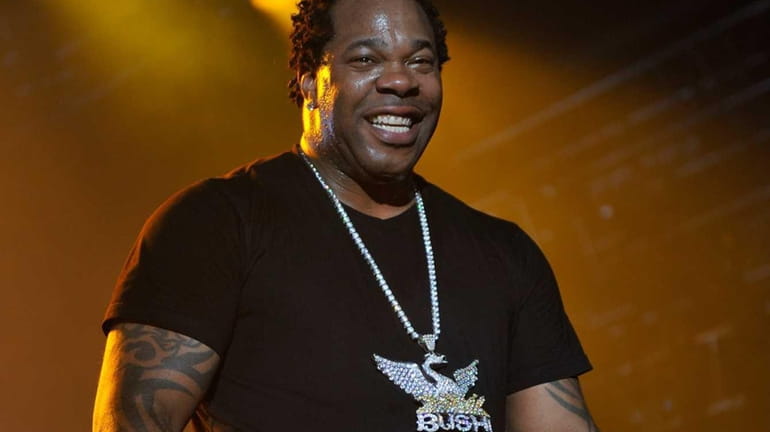 Busta Rhymes performs at the Bud Light Madden Bowl on...