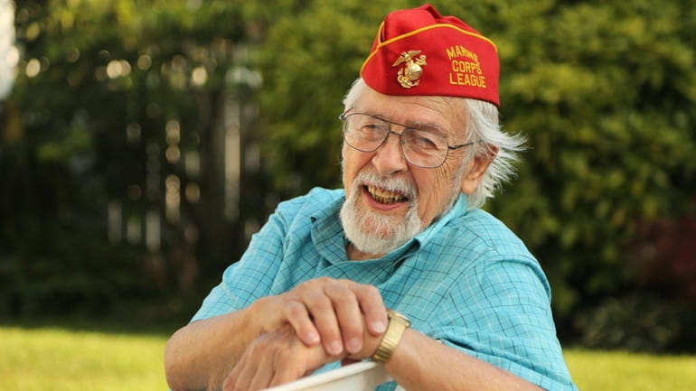 U.S. Marine Corps veteran Pete Fabregas, 89, of Massapequa Park,...