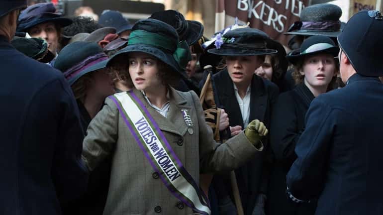 Helena Bonham Carter, center, in "Suffragette."