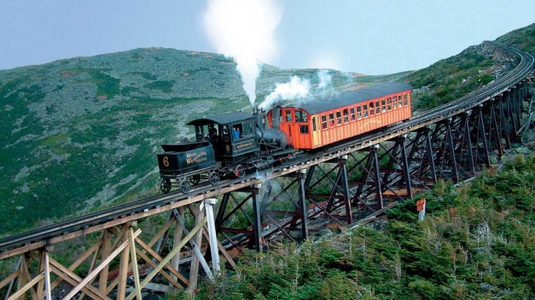 The Cog Railway has been bringing visitors to the top...
