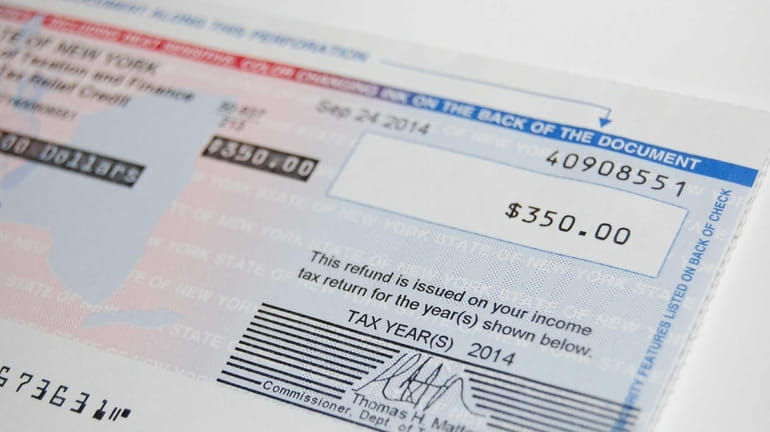New York Property Tax Rebate Check